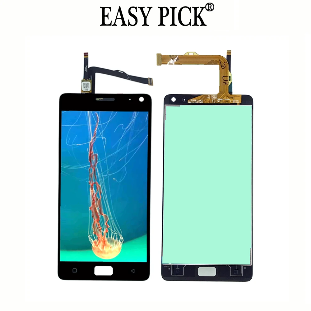 Black No Frame Для lenovo Vibe P1 P1c72 P1a42 P1c58 ЖК-дисплей сенсорный экран дигитайзер Замена с рамкой - Цвет: Black No Frame