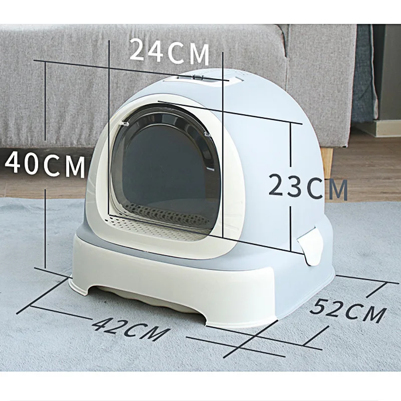 Машина для кошачьего туалета, полностью закрытый кошачий Туалет, большой размер, Дезодорирующий, антиразбрызгивающий и дезодорирующий товар, большой размер Cat Po