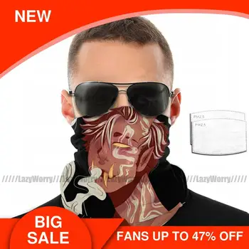 

Oni Demon Mouth Face Mask Oni Facial Mask Funny Fashion with 2 Filters for Adult Mask