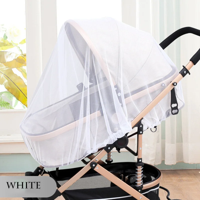 Unversal Stroller Mosquito Net For Baby Skin Protector Extra Fine Holes Mosquito Net to Protect Against Mosquitos and Wasps baby stroller accessories diy	 Baby Strollers