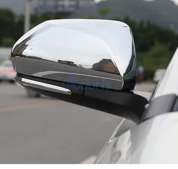 

For Toyota C-HR CHR C HR 2016 2017 2018 Silver Side Mirror Cover Rear View Overlay Panel Chrome Car Styling Accessories