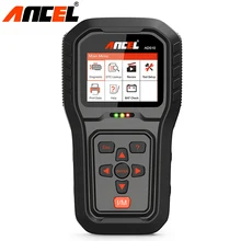 Ancel AD510 Pro OBD2 ODB الماسح الضوئي سيارة أداة تشخيص وظيفة كاملة السيارات الماسح الضوئي السيارات السيارات الماسح الضوئي OBD محرك رمز القارئ
