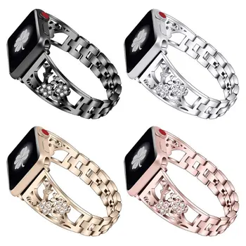 

Stainless Steel Strap for Apple Watch Band 38mm 42mm Metal Links Bracelet Smart Watch Strap for Apple Watch Series 1 2 3 4