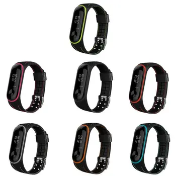 

Replacement Honeycomb Silicone Bracelet Watch Band Strap For xiaomi Mi Band 3 4 QX2B