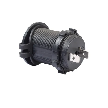 

1pc 12V Waterproof Electronics Splitter Tractor Boat Car Chargers Outlet Car Plug Motorcycle Power Cigarette Lighter Socket