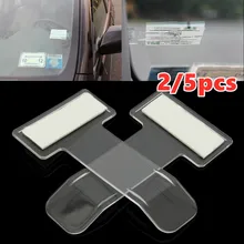 

2/5pcs Car Vehicle Parking Ticket Permit Holder Clip Sticker Windscreen Fastener Stickers Kit Car Accessories