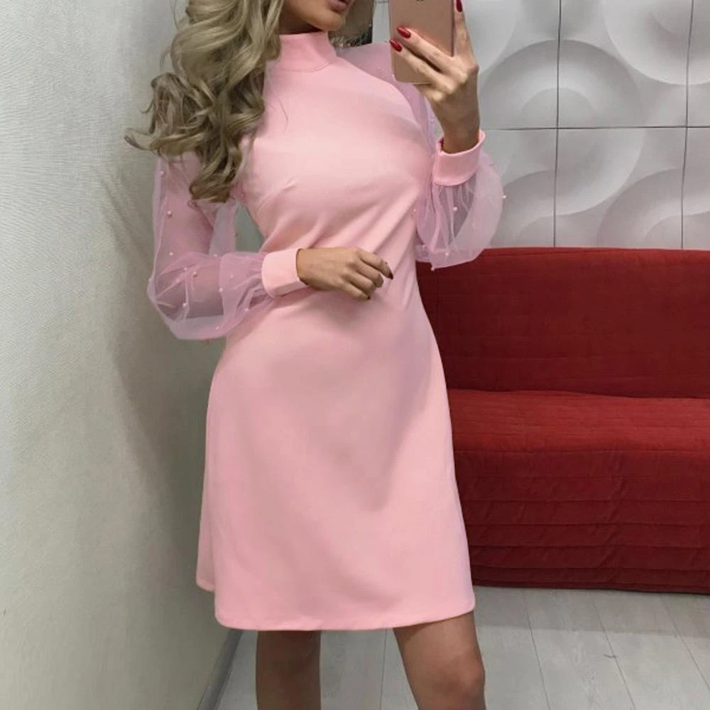 pink spring dresses 2019
