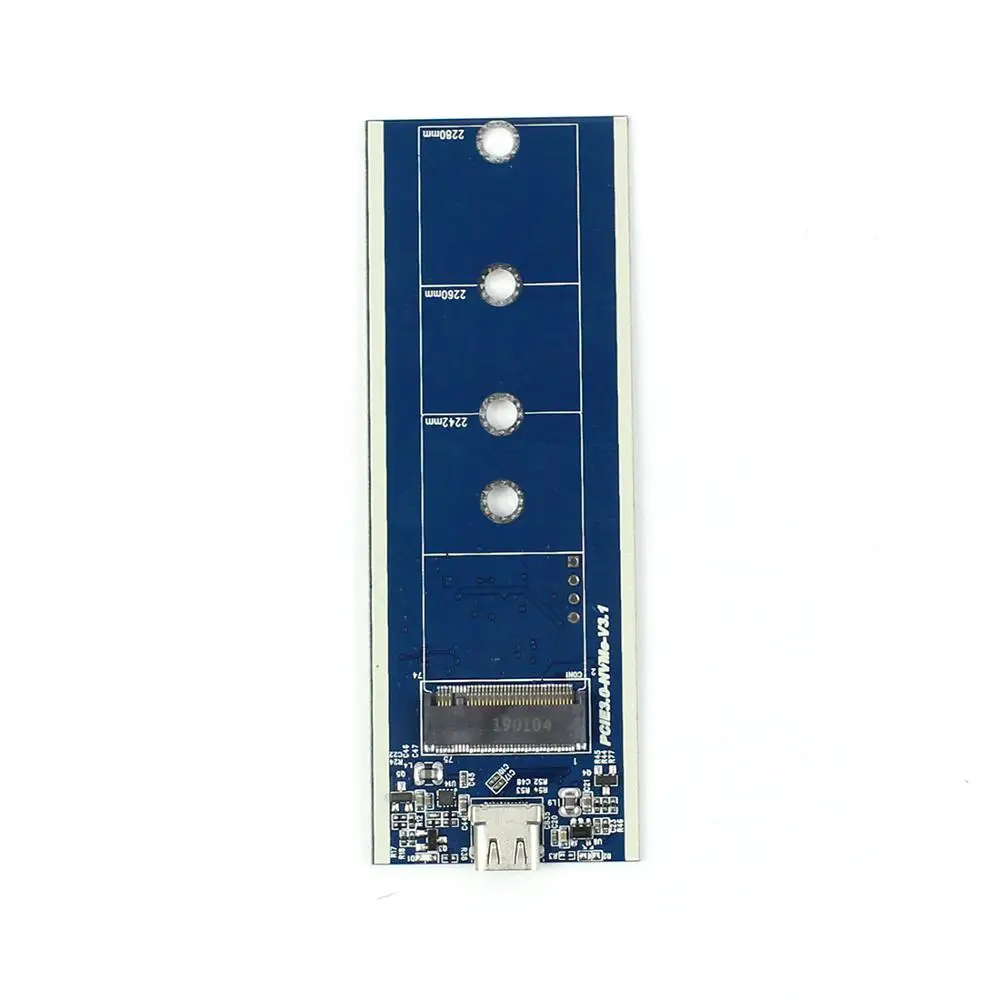 XT-XINTE SSD корпус USB 3,1 к M.2 NVME PCIe, NVME M-Key к type C чехол-адаптер для nvme SSD USB3.1 к M.2 NGFF SATA SSD чехол