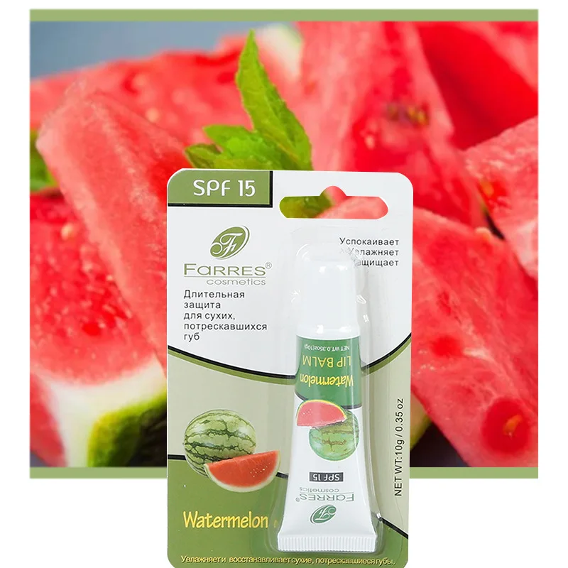 watermelon Натуральный Увлажняющий фруктовый Жидкий бальзам для губ питательный прозрачный бальзам для губ против трещин бальзам для губ для ухода за губами - Цвет: watermelon