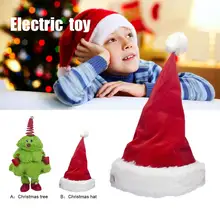 Пение и танцы Рождественская елка/подвижная Рождественская шляпа электрическая Детская игрушка Детские игрушки Рождественский подарок
