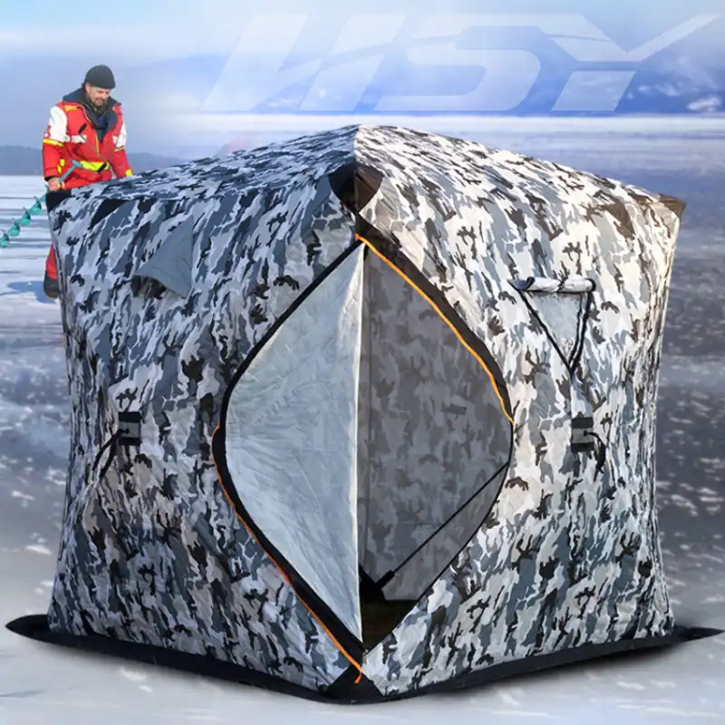 綿暖かい冬氷釣りテント3層3 4人アウトドアキャンプ観光テント冬の Palatka Dlya Rybalki テント Aliexpress