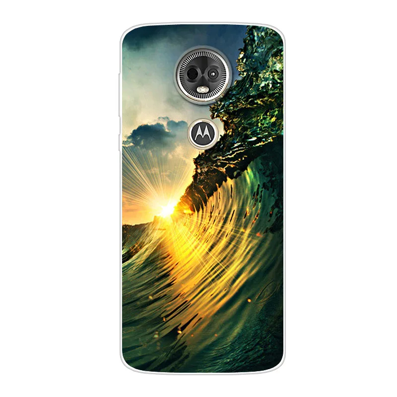 Чехол для Motorola Moto G6 Play Мягкая силиконовая задняя крышка сумка чехол телефона E5 Plus