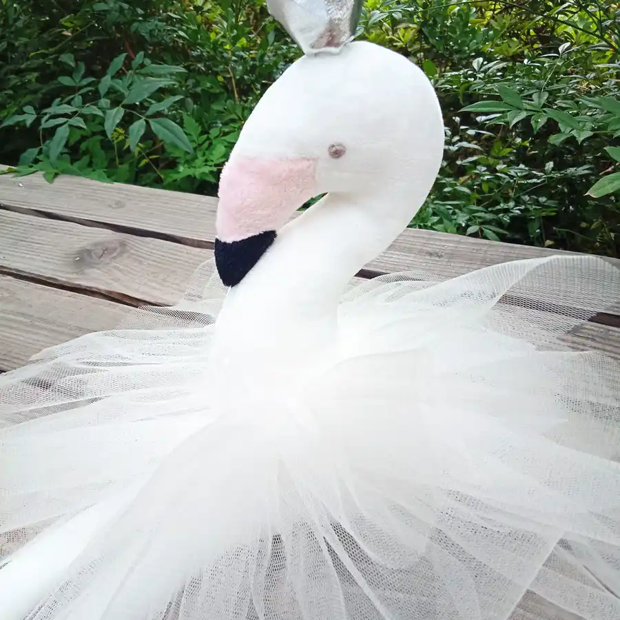 swan cuddly toy