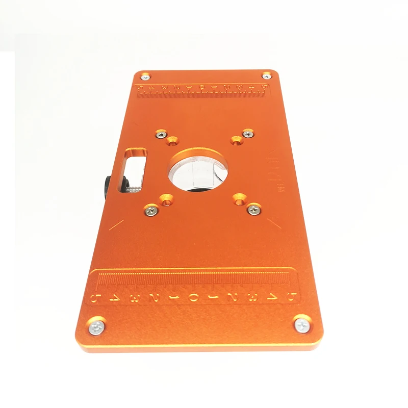 Алюминиевая пластина для фрезерного станка вставляемая с винтами откидная плата