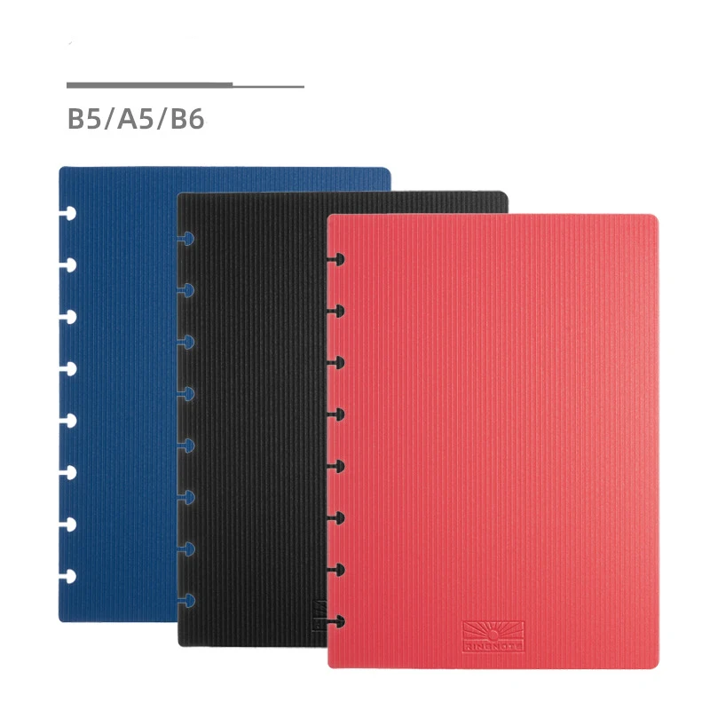 Cubierta de cuaderno de tamaño A5 B5 B6, perforadora en t, accesorios de oficina, divisores kawaii, 2020, envío gratis, 2 uds.