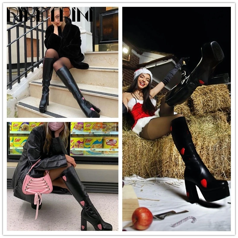 candyfloss love platform boots