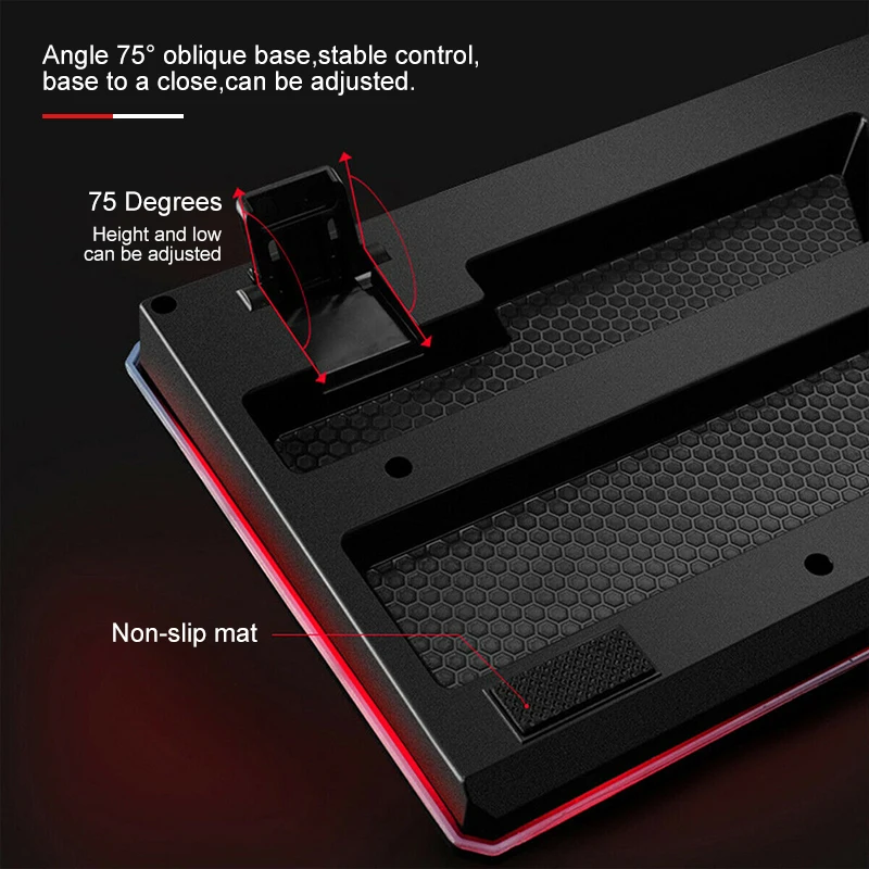 3/4 шт. светодиодный подсветка игровая механическая клавиатура+ игровая Мышь+ гарнитура+ Мышь колодки проводной Подсветка Настольный эргономичная клавиатура комплект