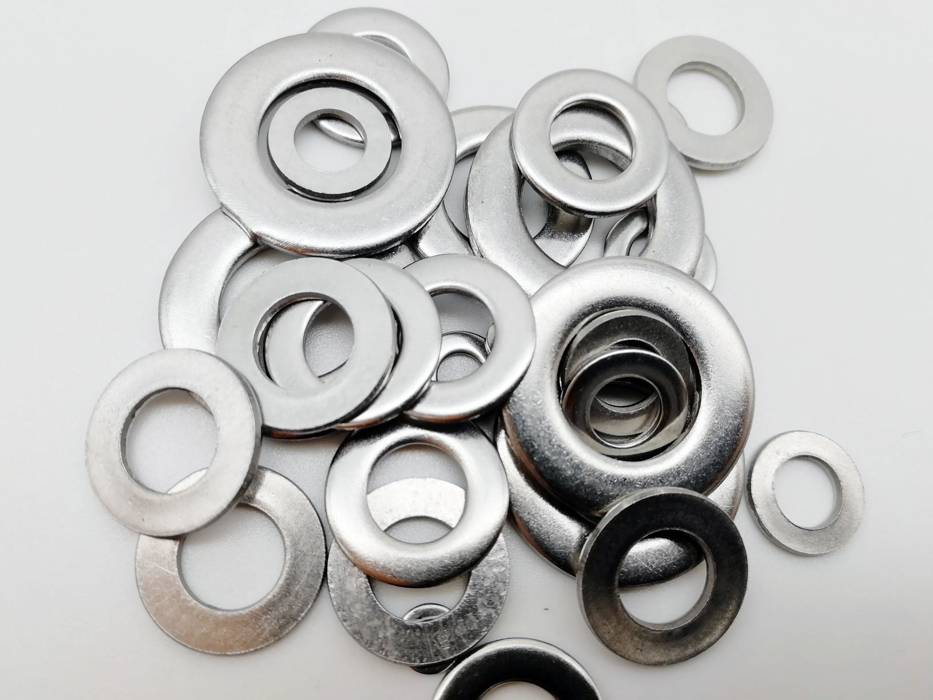 For Car 580PCS Silver Flat Washers Assortment Kit M2 M2.5 M3 M4 M5 M6 M8 M10 M12