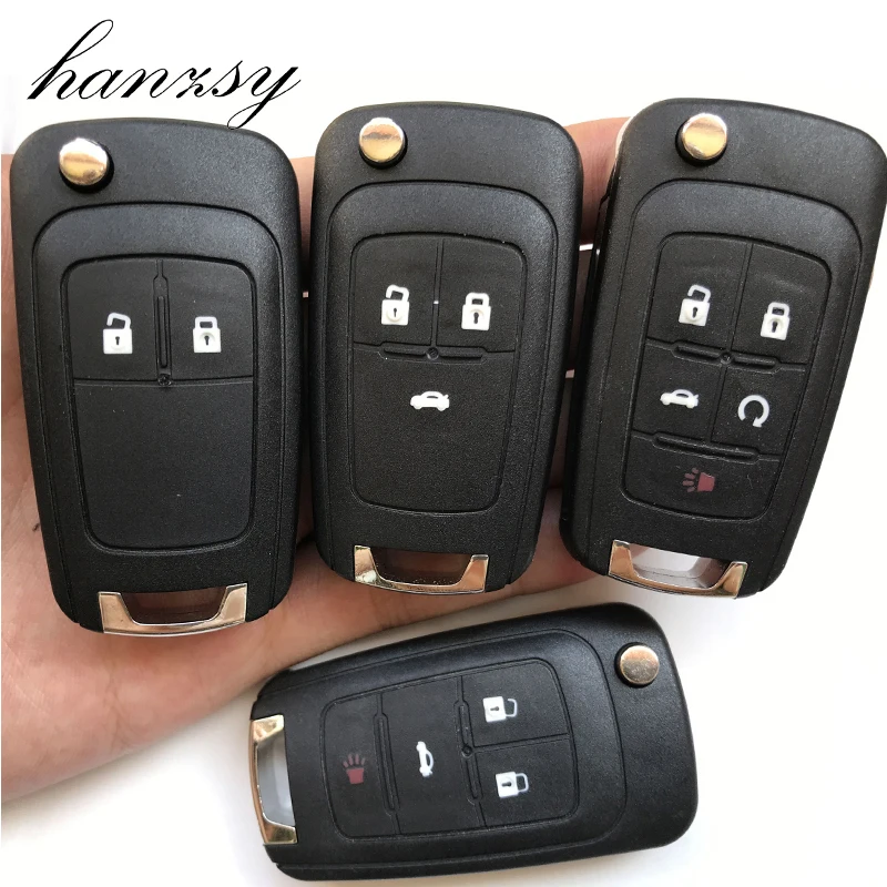 2 3 4 5 кнопочный раскладной чехол для ключа Chevrolet cruze 2010 2009 2014 Aveo Epica Impala Camaro