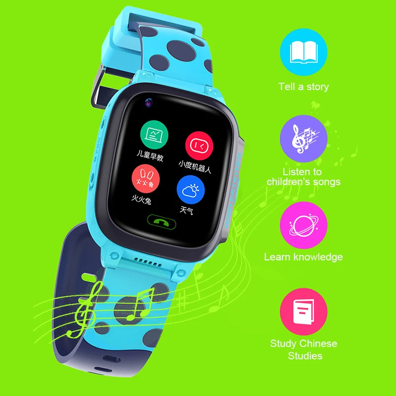 Chamada de Vídeo à Prova Inteligente para Menino Crianças Relógio Inteligente 4g Gps Wifi Rastreamento Dwaterproof Água Sos Chat Voz Menina Universal 1pc Y95 1 wifi rastreamento chamada de vídeo à prova