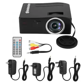 

sound system 1080P Mini Projector AV/HDMI/USB/TF Home LED Projector 15-110in Projection home theater sound system