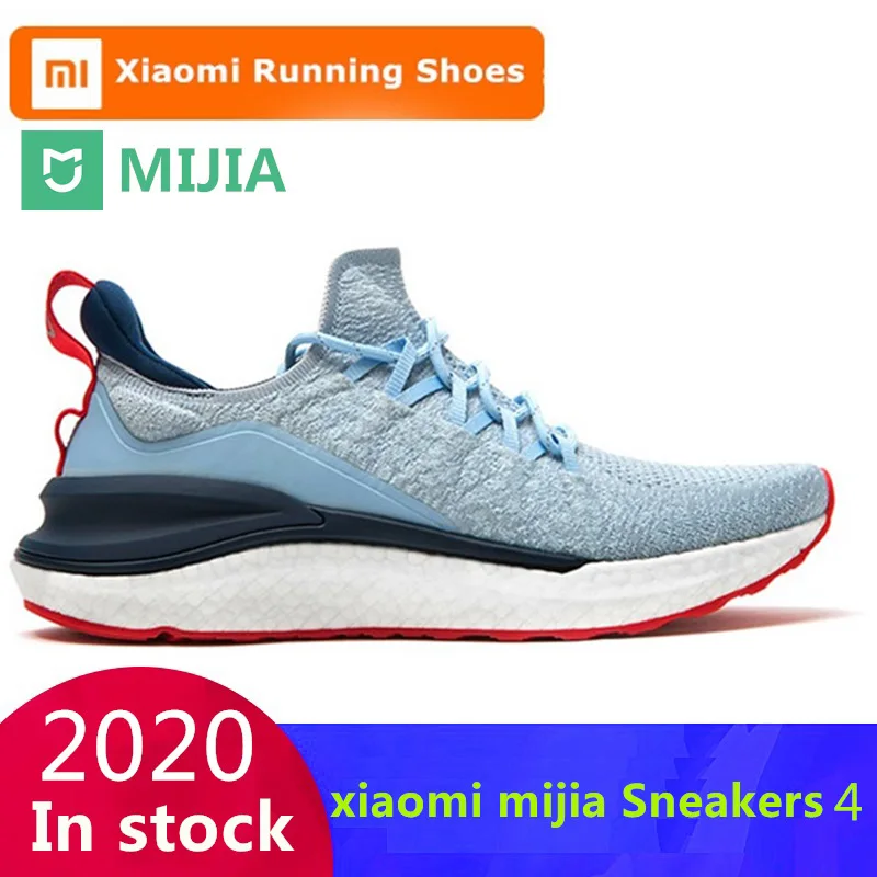 Оригинальные Xiaomi Mijia кроссовки 4 мужские уличные спортивные Uni-moulding 4D рыбий замок