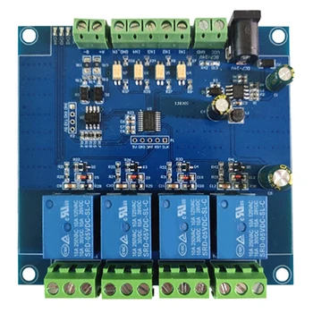 

Modbus RTU 4 CH Relay Module Input 485 TTL Communication 4-Channel Input 7-24V Relay Module