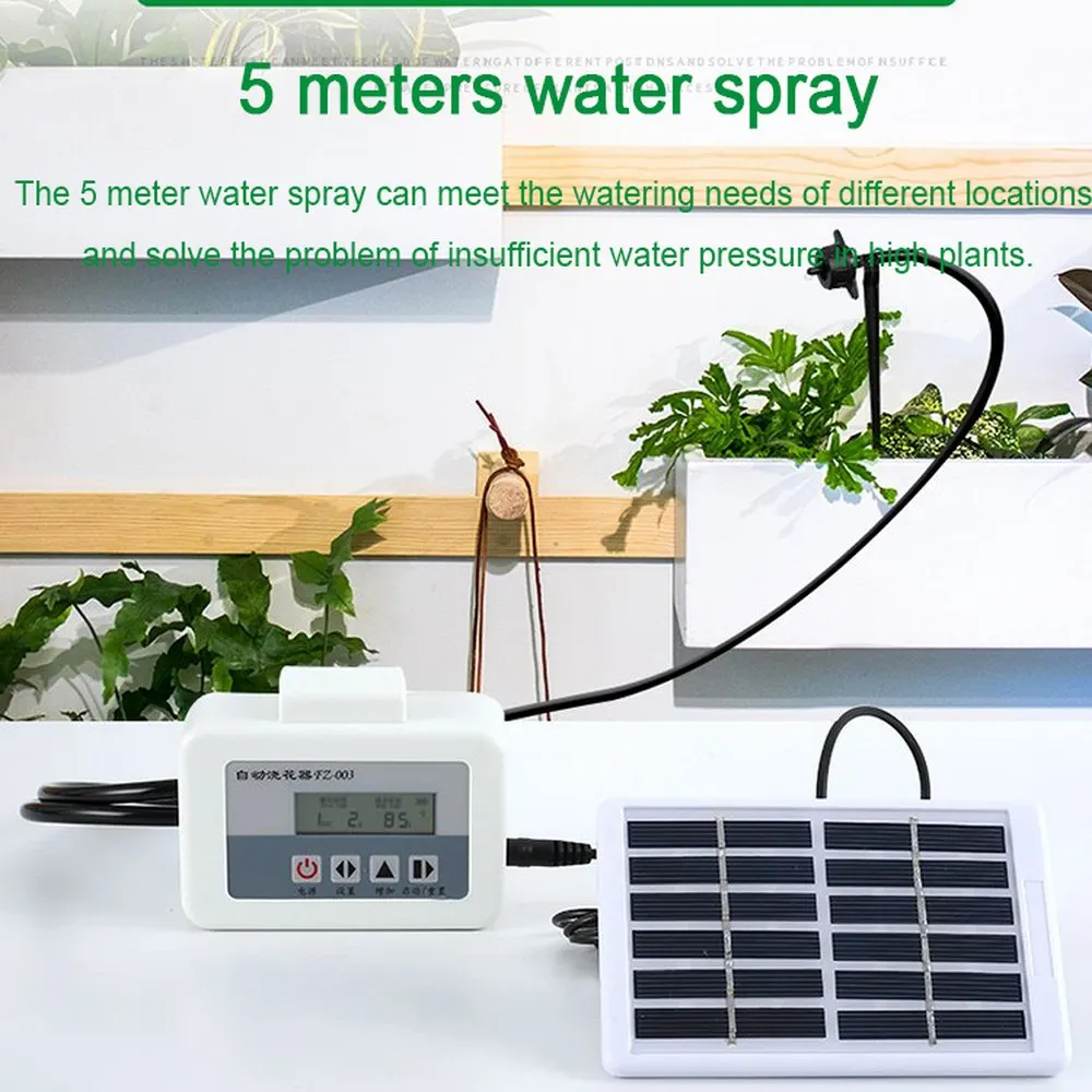 Автоматический водный насос интеллектуальное устройство для полива солнечной энергии таймер полива система садовый капельница в горшке