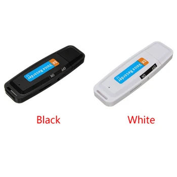 

Digital USB Pen Support TF Card Flash Drive Mini Rechargeable U Disk Voice Recorder Plastic WAV Portable Professional Audio