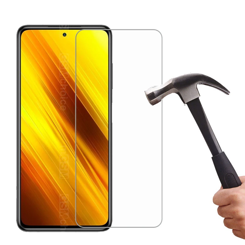 Xiaomi Poco X3 Pro закаленное стекло оригинальная 9H защитная пленка на NFC