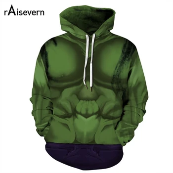 

Raisevern Harajuku 3D Hoodies Men Women Unisex Sweatshirts Cool Hulk Printed 3d Hoodie Hip Hop Pullover Streetwear Drop Shipping