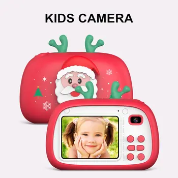 

Christmas Limited Edition Children Mini Camera Cute Cartoon Christmas Children Digital Camera For Christmas Gift For Kid