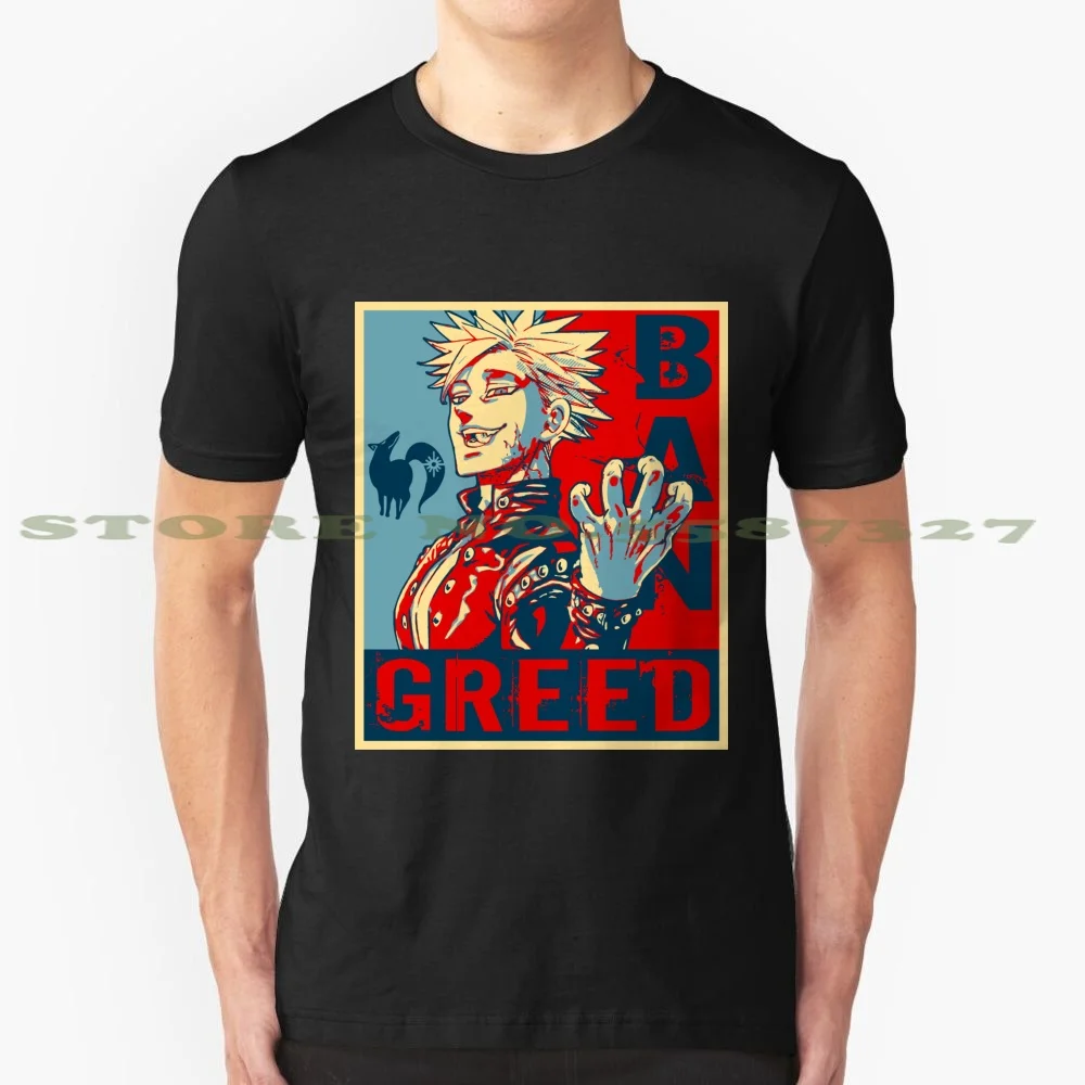 Seven Deadly Sins Anime Ban Greed Summer Funny T Shirt For Men Women Sin Of | Мужская одежда