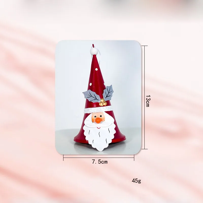 Рождественская подвеска-колокольчик Рождественская елка украшения колокольчики Jingle кулон вечерние декоративные колокольчики Санта Клаус Снеговик кукла подвесной кулон