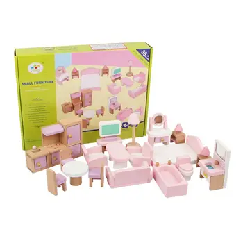 

Simulation Wood Baby Toys Children's Furniture Wooden Children Gifts