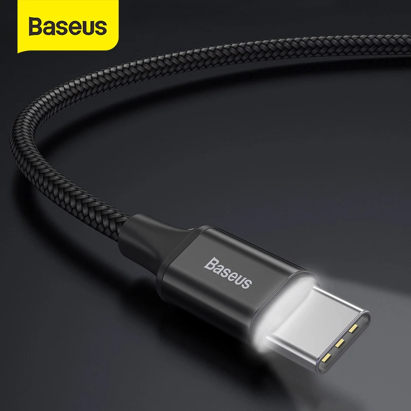 Кабель Baseus USB Type C для Samsung Galaxy S9 2A кабель быстрой зарядки и синхронизации данных