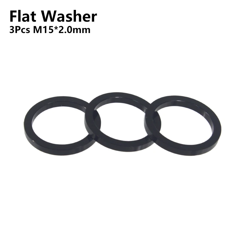 Bicycle Thru Axle Precision Washers - M12 Flat & Conical Collection