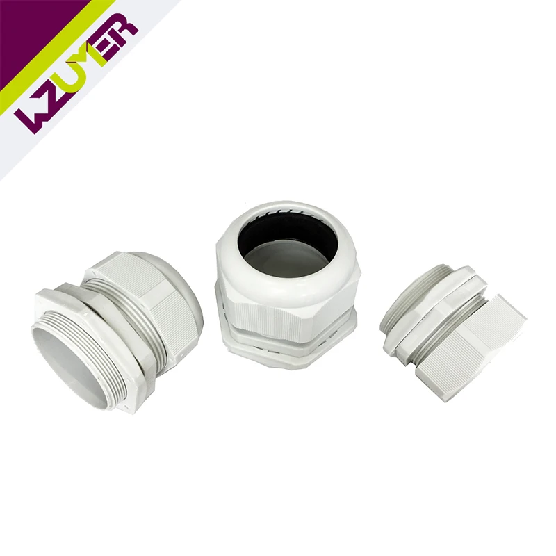10 Pcs Plastic Waterproof Adjustable 2-12mm Cable Gland Joints, M8, M10, M12, M16, M18, M20, UL