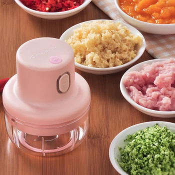 

wireless electric mini m meat grinder cooking machine baby food supplement machine
