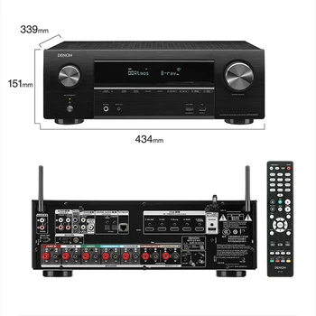 

New Power Amplifier 7.2 Channel Home Theater High Power Bluetooth Non-Destructive USB Fiber Dolby HDMI