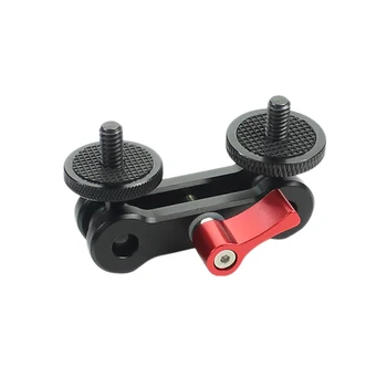 

ABGN Hot-Universal Double Ball Head Mount Adapter Magic Arm with 1/4 inch Screw Expanded Connection Bracket