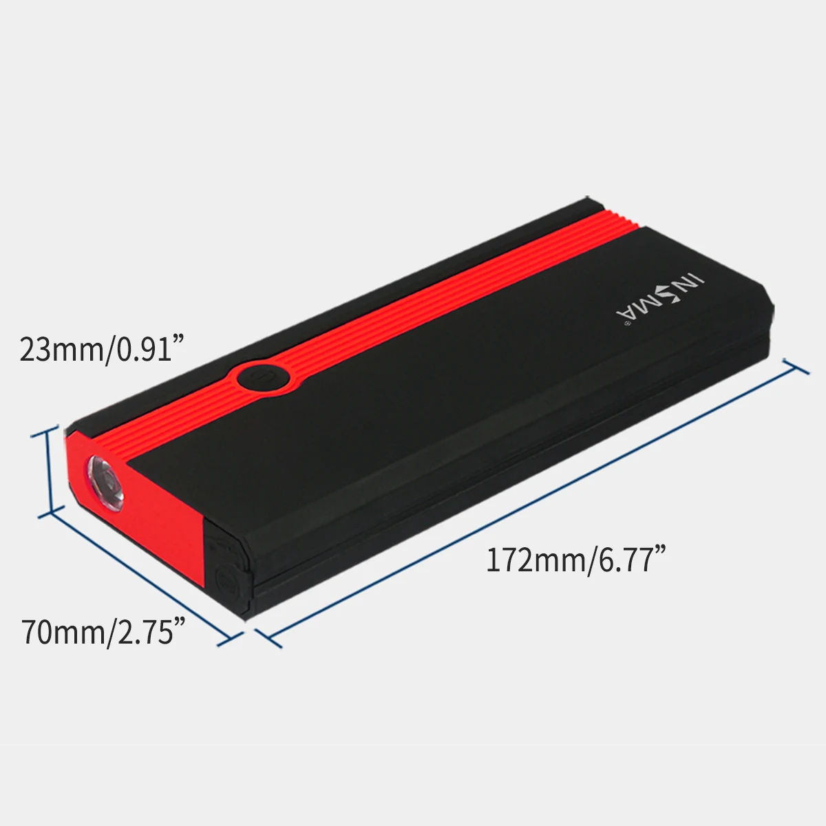 INSMA 99900 мач 12 в автомобильный пусковой усилитель, портативный USB автомобильное зарядное устройство, внешний аккумулятор, аварийный аккумулятор, набор для выживания