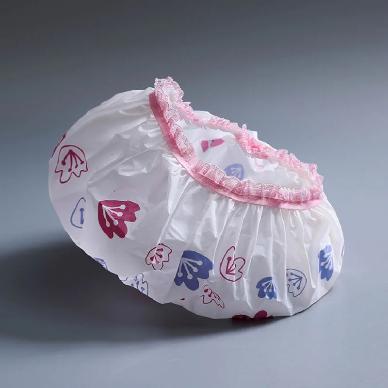 1 шт. мультяшная Милая Клубничная Водонепроницаемая шапка для душа утолщенная