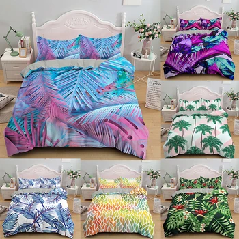 

Bedding Set 2/3 Pcs/ Duvet Cover & Pillowcase with Zipper Closure 12 Size Single/ Twin/ Double/ Full/ Queen/ King Comfor