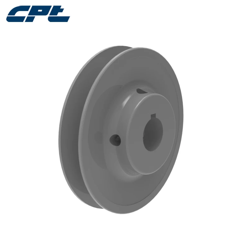1-1/8 Fixed Bore 2-Groove Standard V-Belt Pulley 3.95 OD 