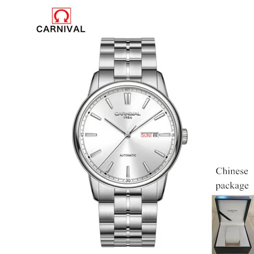Switzerland Carnival Mechanical Watch Men MIYOTA Automatic Men Watches Luxury Brand Waterproof Clock Sapphire Montre Homme Reloj 