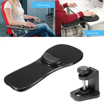 

Ergonomic Home Office Computer Arm Rest Chair Desk Wrist Mouse Pad Support Black Computer Table Arm Support Wrist Mouse Pads