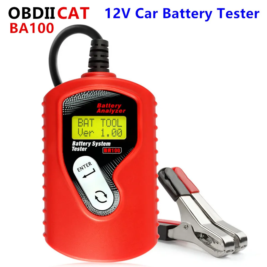 OBDIICAT Battery Checker 12v Digital For All Cars Data Analyzer Tester BA100 Auto Motive | Автомобили и мотоциклы