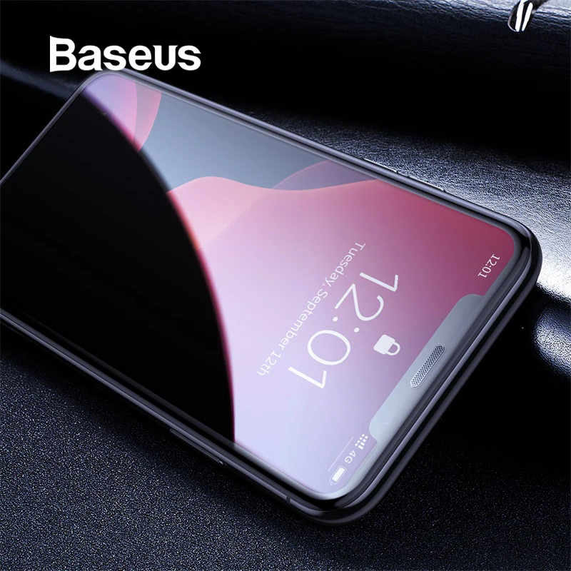 Baseus, полное покрытие, закаленное стекло для iPhone 11 Pro 11 Pro Max, Защитное стекло для экрана, стекло для экрана, передняя Тонкая Защитная пленка для экрана