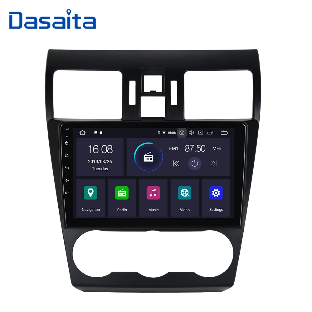 Dasaita 9 &quotAndroid 0 для Subaru Forester WRX XV мультимедиа 2016 2017 Поддержка GPS навигации Wifi Bluetooth